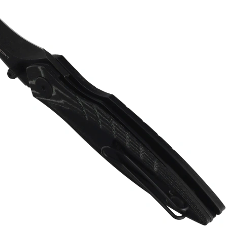 Bestech Mantidae Black Micarta, Black Stonewashed 14C28N by Lucas (BG60D)