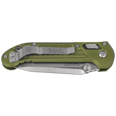 Microtech LUDT III Ram-Lok T/E Knife OD Green Frag Aluminum, Stonewashed M390MK by Tony Marfione (1136RL-10FROD)