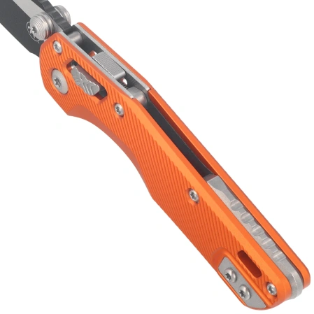 Nóż składany Microtech MSI Ram-Lok Mini S/E Fluted Orange Aluminium, Black M390MK by Tony Marfione (210M-1FLOR)
