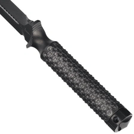 Microtech A.D.O. Mini D/E Marfione Custom Knife DLC Double Vapor Blast, DLC Double Vapor Blast CPM 3V by Tony Marfione (115-DLCVB-MCK)