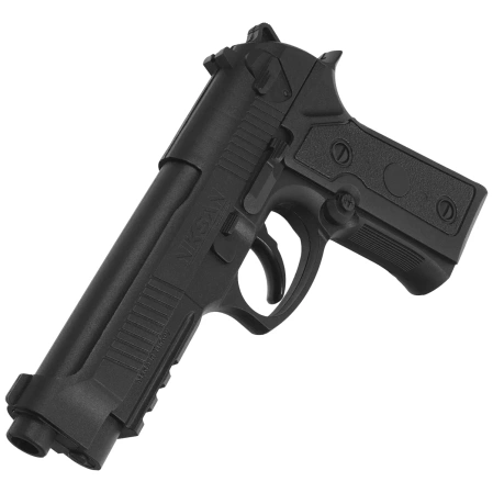 Airgun Set 62: Niksan Defence NKS CP92 Black 4.5 mm Air Pistol, 1400 BBs, 10 CO₂ Cartridges, 100 Targets