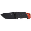 Herbertz CJH Black/Red Aluminum Rescue Knife, Epoxy Coated 420 (203911)