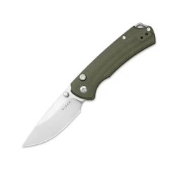 Kizer T1 BD Knife Olive Green Micarta, Satin Nitro-V by Uli Hennicke (V3490.2BA1)