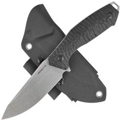Remette Allosaurus Knife Black G10, Stonewashed D2 (RTAS-B)