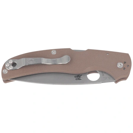 Nóż składany Spyderco Native Chief Sprint Run Brown G10, Satin CPM 15V by Sal, Eric Glesser (C244GPBN15V)