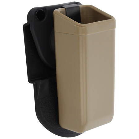 Ładownica ESP na dwurzędowy magazynek 9 mm / .40 z obrotowym mocowaniem ESP Paddle, khaki (MH-24 KH)