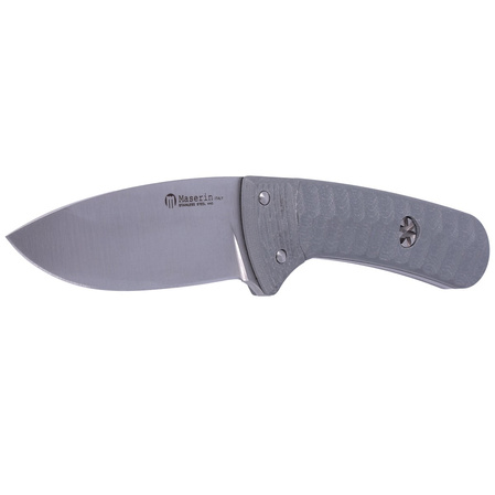 Nóż Maserin Sax 975/LG10G Gray G10, Satin 440C