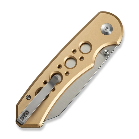 Civivi Pragma Prime Knife Champagne Aluminum, Satin 14C28N (C24067-3)