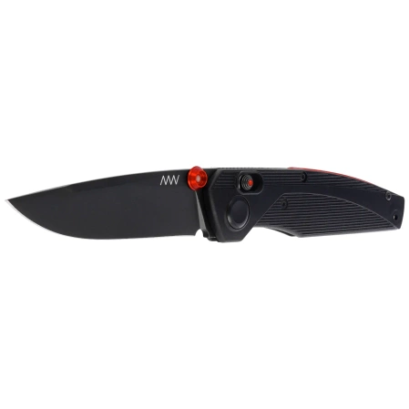 Nóż składany ANV A100 BB Black GRN, Black DLC Sleipner (ANVA100-019)