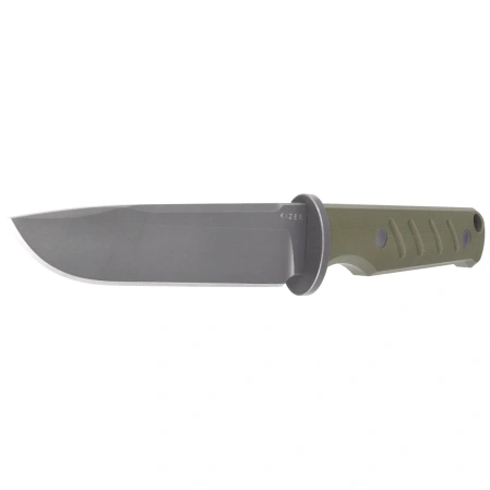 Nóż Kizer Camp 180 Olive Green G10, Gray Stonewashed AEB-L by Jonathan Styles (1096A2)