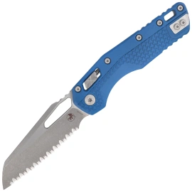 Nóż składany Microtech MSI Ram-Lok S/E Cerakote Blue Tri-Grip Polymer, Apocalyptic F/S M390MK by Tony Marfione (210T-12APPMCBL)