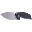 CIVIVI Anthropos Blue G10 / Carbon Fiber, Satin Finish by Elijah Isham (C903B)