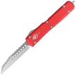 Microtech Ultratech Warhound OTF Knife Signature Red Aluminum, Stonewashed by Tony Marfione (119W-10RDS)