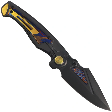 Nóż składany Remette Scepter Black Titanium/Timascus, Black DLC M390 (SCPT-B)