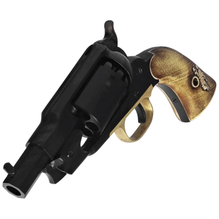 Pietta 1858 Remington New Model Army Snubnose Cowboy Steel .44 Revolver