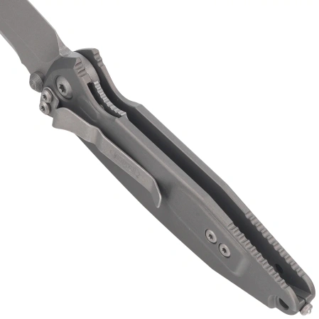Nóż składany Microtech Socom Elite T/E-M Natural Clear Aluminium, Apocalyptic M390MK by Tony Marfione (161-10APNC)