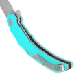 Nóż składany Kubey Crest Light Blue G10, Satin 14C28N by Yuze Zhong (KU346B)
