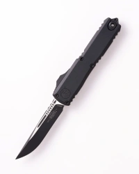 Microtech UTX-70 Gen IV S/E OTF Knife Black Aluminum, Tactical M390MK by Tony Marfione (11484-1T)