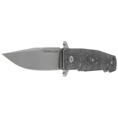 Viper Keeper 2 Damask Fat Carbon, Satin Elmax by Fabrizio Silvestrelli Knife (V6000FCLD)