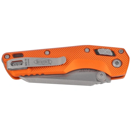 Microtech MSI Ram-Lok Mini S/E Knife Orange Fluted Aluminium, Apocalyptic M390MK by Tony Marfione (210M-10APFLOR)