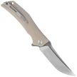 Nóż składany Bestech Scimitar Beige G10, Gray/Satin D2 (BG05C-2)