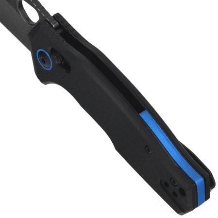 FoxEdge Crew Knife Black G10, Black Stonewashed 9Cr14Mov (FE-040 G10B)
