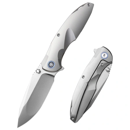 Nóż składany Remette RT-Cool Whale Titanium, Sand Blasting M390 (RTCL-T1)
