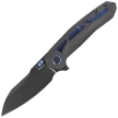 Nóż składany Remette Kestrel Black DLC Titanium/Timascus, Black DLC CPM S35VN (RTPO-E)