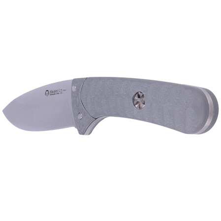 Nóż Maserin Sax 975/LG10G Gray G10, Satin 440C