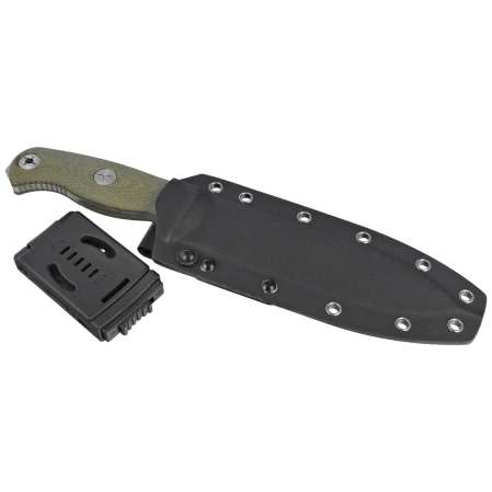 Nóż Kizer Drop Bear Fix 7 Green Micarta, Stonewashed AEB-L by Azo (1103A1)