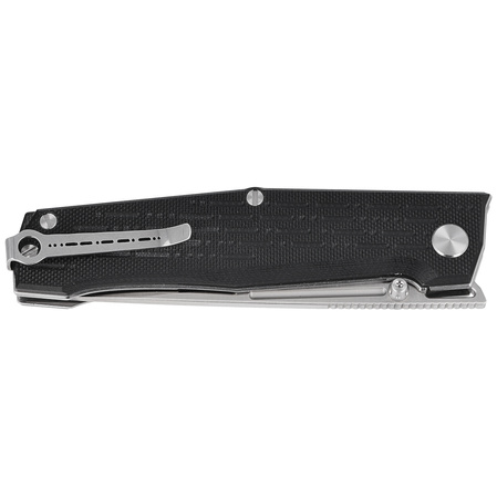 Real Steel Rokot Black G10, Satin N690 by Ivan D. Braginets (7641)