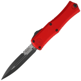 Microtech Hera II Mini Bayonet OTF Knife Red Aluminium, Black M390MK by Tony and Sean Marfione (1701M-1RD)