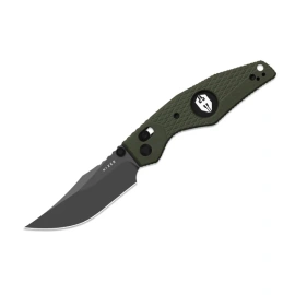 Kizer Kinisis Knife Olive Green G10, Gray PVD 14C28N by Brian Hoffner (V3824CT1)