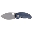 Kizer Seagull Knife Blue Canyon Richlite, Stonewashed 14C28N (V3770A2)
