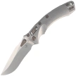 Microtech Amphibian Ram-Lok S/E Marfione Select Knife Slab Side Titanium, Flamed HW, Stonewashed M390MK by Tony Marfione (137RL-10MS4)