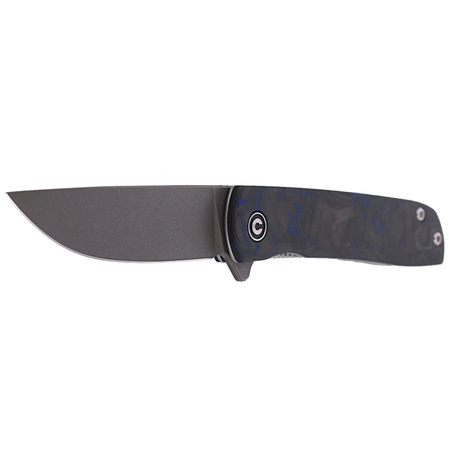 CIVIVI Knife Bo Blue / Black Carbon Fiber, Gray Stonewashed Nitro-V by Brad Zinker (C20009B-A)