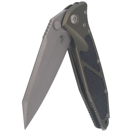 Nóż składany Microtech Socom Elite S/E-M Warcom Signature OD Green Aluminum, Apocalyptic M390MK by Tony Marfione (259-10APODS)