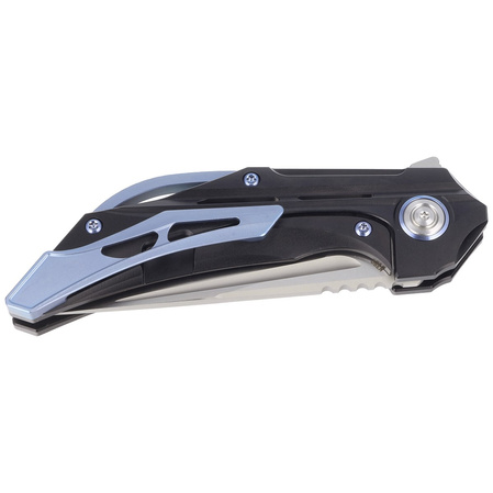 Bestech Vigil Black Titanium, Satin M390 by Kombou Knife (BT2201C)