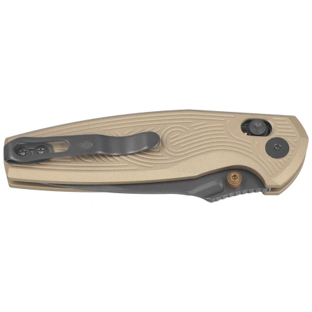 Nóż składany Kizer Khamsin Sand Aluminium, Gray PVD / Stonewashed Nitro-V by Maksim Epifantsev (V3791A1)