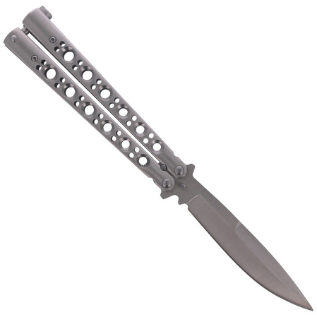 Nóż motylek Martinez Albainox Balisong Steel, Satin Finish (02109)