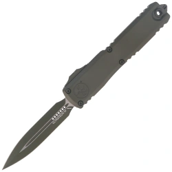 Nóż automatyczny OTF Microtech Ultratech Gen IV D/E Cerakote OD Green Aluminium, Cerakote OD Green M390MK by Tony Marfione (11224-1COD)