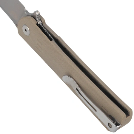 Nóż składany Bestech Kendo Beige G10, Stonewashed / Satin D2 (BG06C-1)