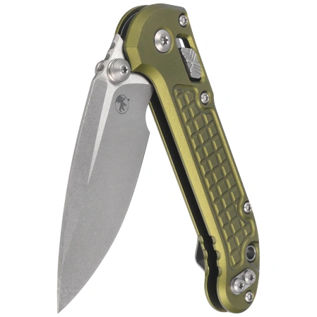Microtech LUDT Ram-Lok S/E Knife OD Green Frag Aluminium, Stonewashed M390MK by Tony Marfione (1135RL-10FROD)