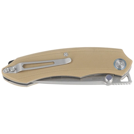 Nóż składany Remette Wild Species GC103-C Brown G10, Fine Hand Grinding 14C28N