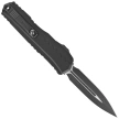 Microtech OTF Cypher II D/E OTF Knife Black Aluminum, Tactical M390MK by Deryk Munroe and Tony Marfione (1242-1T)