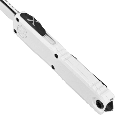 Microtech Ultratech Gen IV S/E Signature OTF Knife Storm Trooper White Aluminium, White Cerakote M390MK by Tony Marfione (11214-1STD)