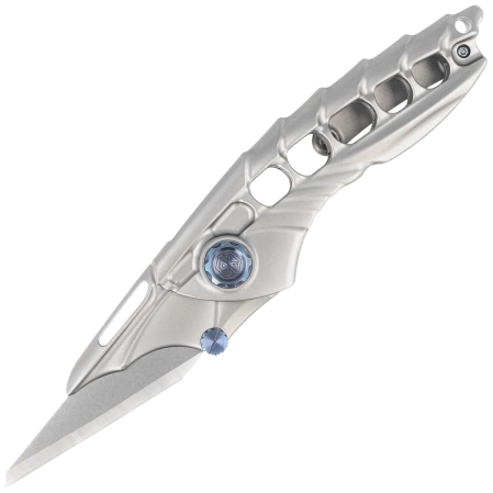 Rike Knife RK-Alien1-P Gray Titanium, Satin M390 by Richard Wu