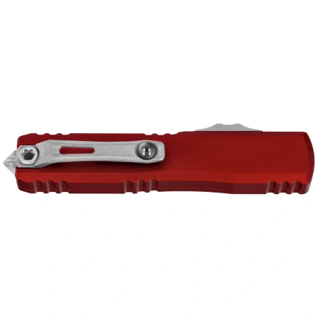 Nóż automatyczny OTF Microtech Ultratech Gen IV D/E Merlot Aluminium, Apocalyptic M390MK by Tony Marfione (11224-10APMR)