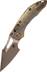 Nóż składany Microtech M-Stitch Ram-Lok S/E Marfione Select Antique Titanium, Stonewashed M390MK by Borka Blades and Tony Marfione (169MRL-13MS2)