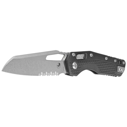 Nóż składany Microtech MSI S/E Ram-Lok Black Tri-Grip Polymer, Stonewashed P/S M390MK by Tony Marfione (210T-11PMBK)